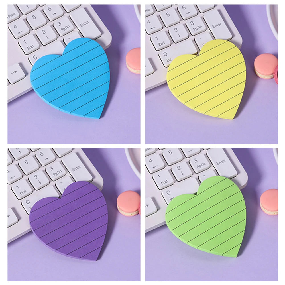 240pcs 8 Colors Sticky Notes 76x76mm Paper Memo Stickers Self-Sticky Message Note Pads Creative Stationery Student Rewards