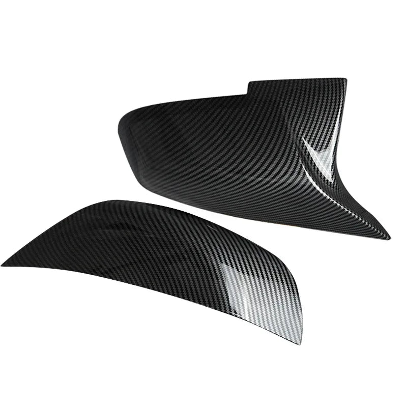 MagicKit Carbon Fiber Look Mirror Cover Style Rear Mirror Cover Caps For BMW F20 F21 F30 F32 F36 F87 X1 i3 Car Accessories