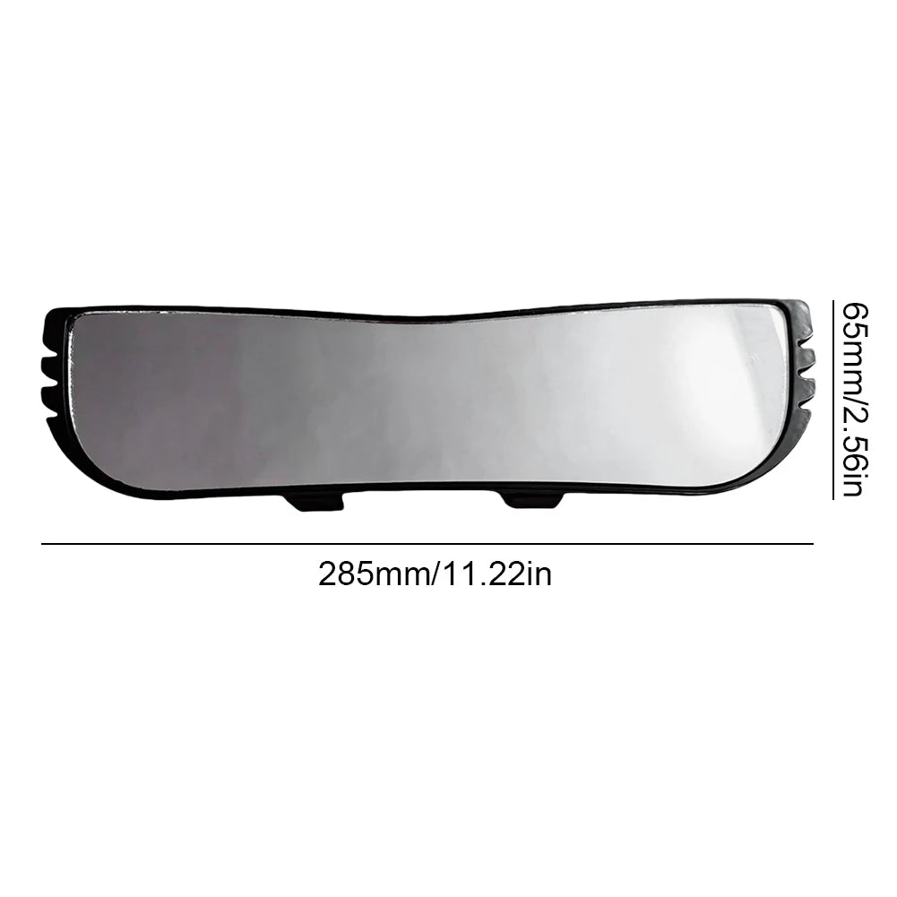 Universal Fit Curved Rearview Blind Spot Mirror HD Glass Wide-Angle Oval Shaped Interior Car Auxiliary Mirror Car Accessories