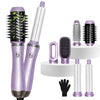 Hair Dryer Brush 5 in 1 Detachable Blow Dryer Brush Negative Ionic Hot Air Brush Hair Styling Tool Set Round Hot Air Straighten