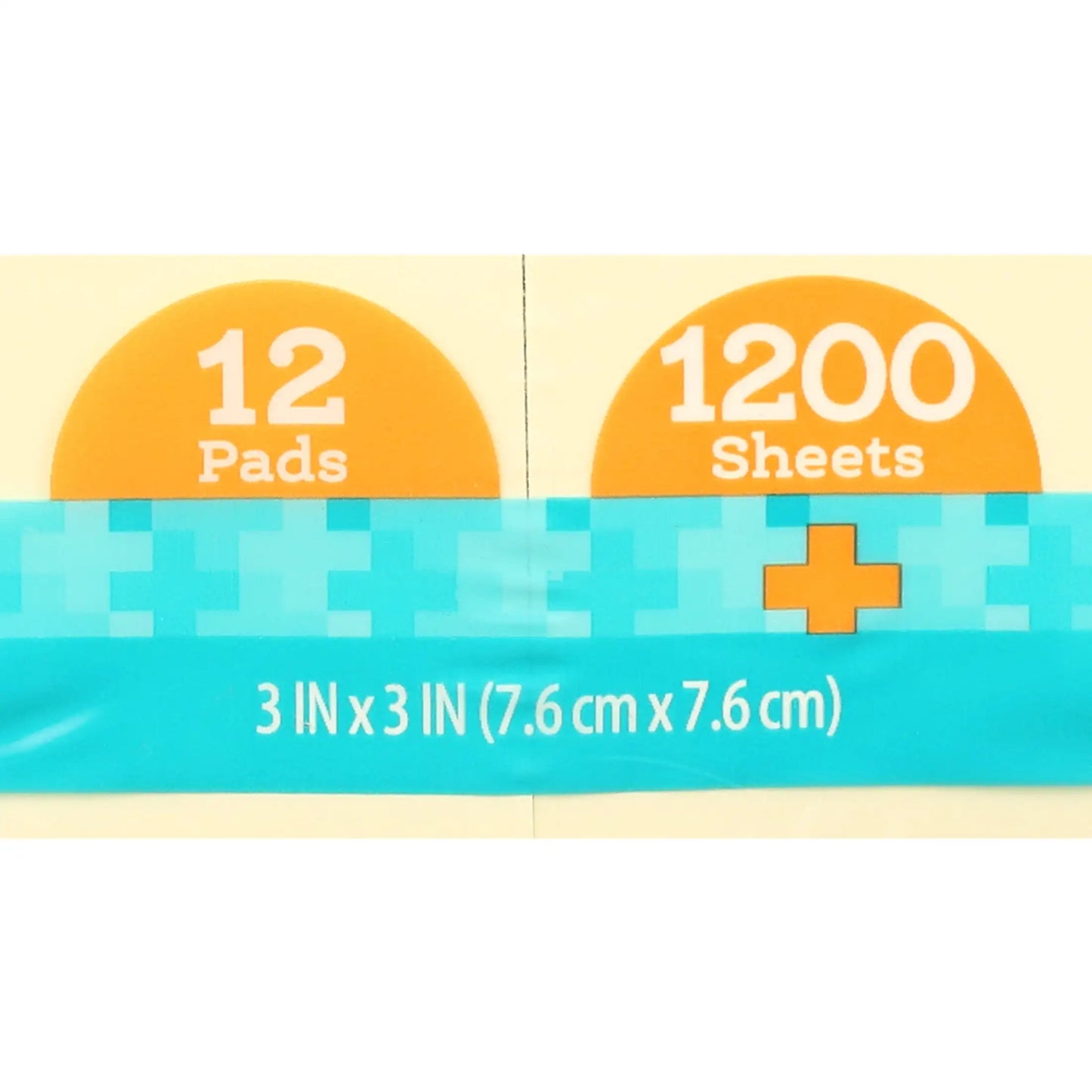 Paper Sticky Notes, Yellow, 3 x 3, 1200 Sheets