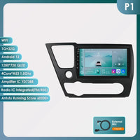 Hizpo For Honda Civic 9 2013 2014 2015 2016 Android 13 Carplay Car Radio Multimedia Video Player GPS Navigation 2 Din Autoradio