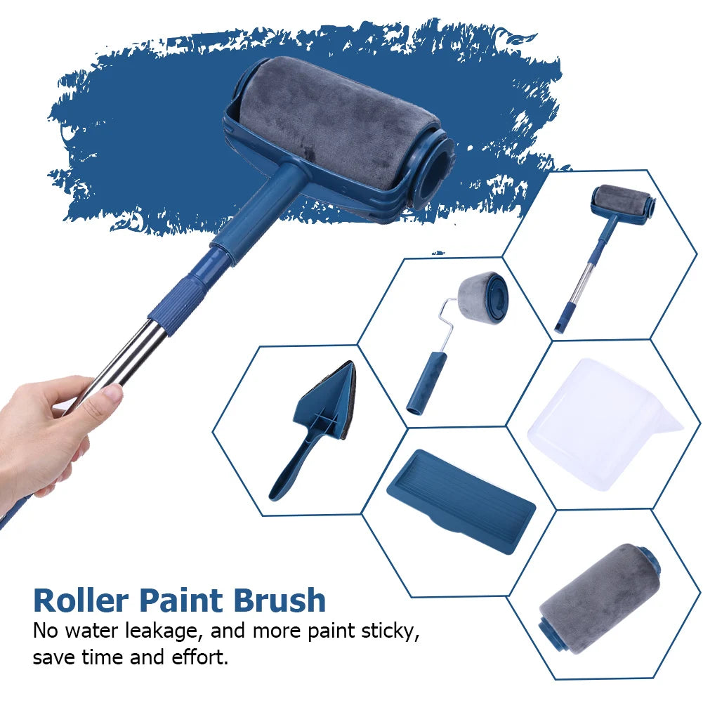 Roller Brushes Set High-quality Simplicity Household Use Wall Decorative Pro DIY Painting Brush Handle Tool