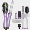 Hair Dryer Brush 5 in 1 Detachable Blow Dryer Brush Negative Ionic Hot Air Brush Hair Styling Tool Set Round Hot Air Straighten