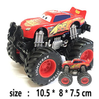 Disney Pixar Cars Lightning McQueen SUV Black Storm Jackson Cruz Mater Big wheel Offroad Metal Cars Toy Kids Christmas Gifts EzBuyCo