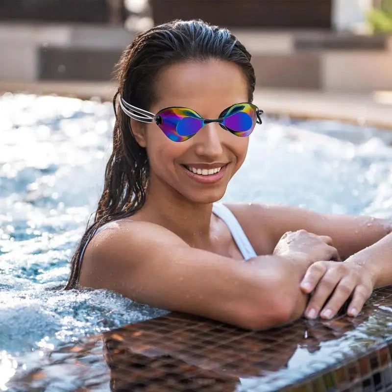 Swim Goggles Electroplating Swim Goggles For Kids Professional Pool Gear No Leaking Surfing Eyewear Eye Protection Glasses For
