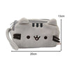 Plush Pencil Case Portable Pen Case Storage Pouch Purse Multipurpose Pencil Bag Cosmetic Bag Adorable Cat Pen Bag for Boys Girls