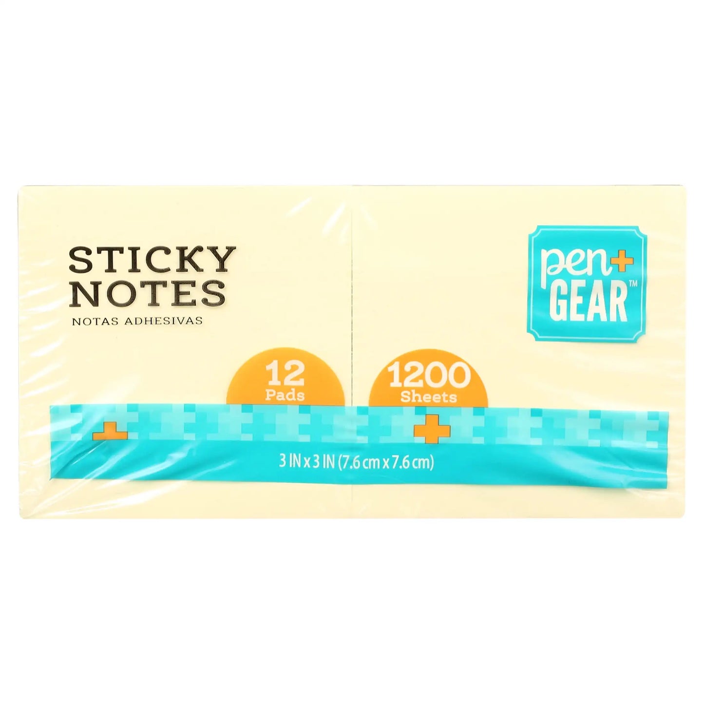 Paper Sticky Notes, Yellow, 3 X 3, 1200 Sheets