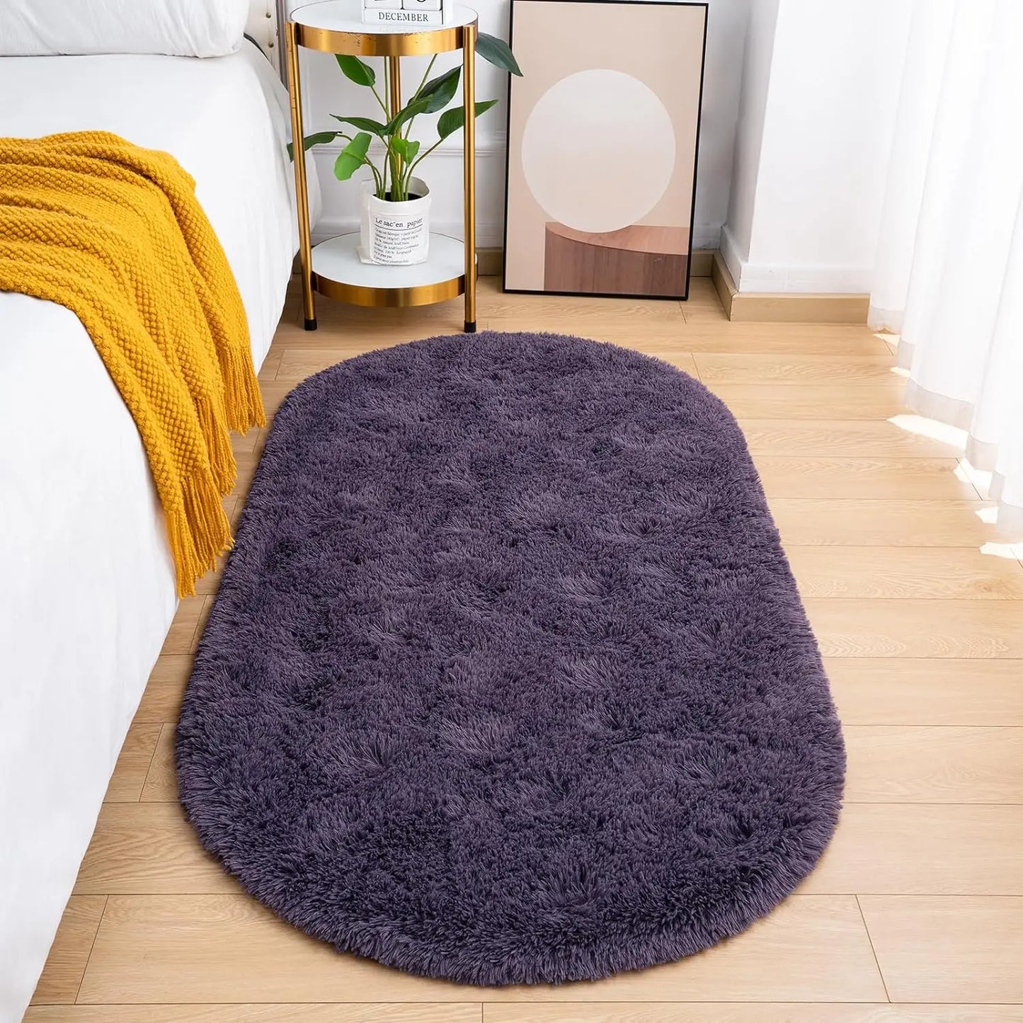 Luxury Velvet Fluffy Carpet Soft Children Rugs Room Mat Modern Shaggy Area Rug for Bedroom Bedside Home Decor