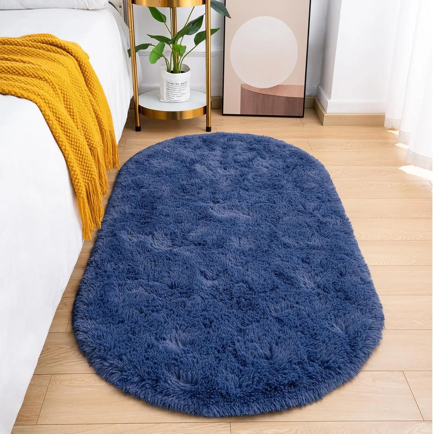 Luxury Velvet Fluffy Carpet Soft Children Rugs Room Mat Modern Shaggy Area Rug for Bedroom Bedside Home Decor