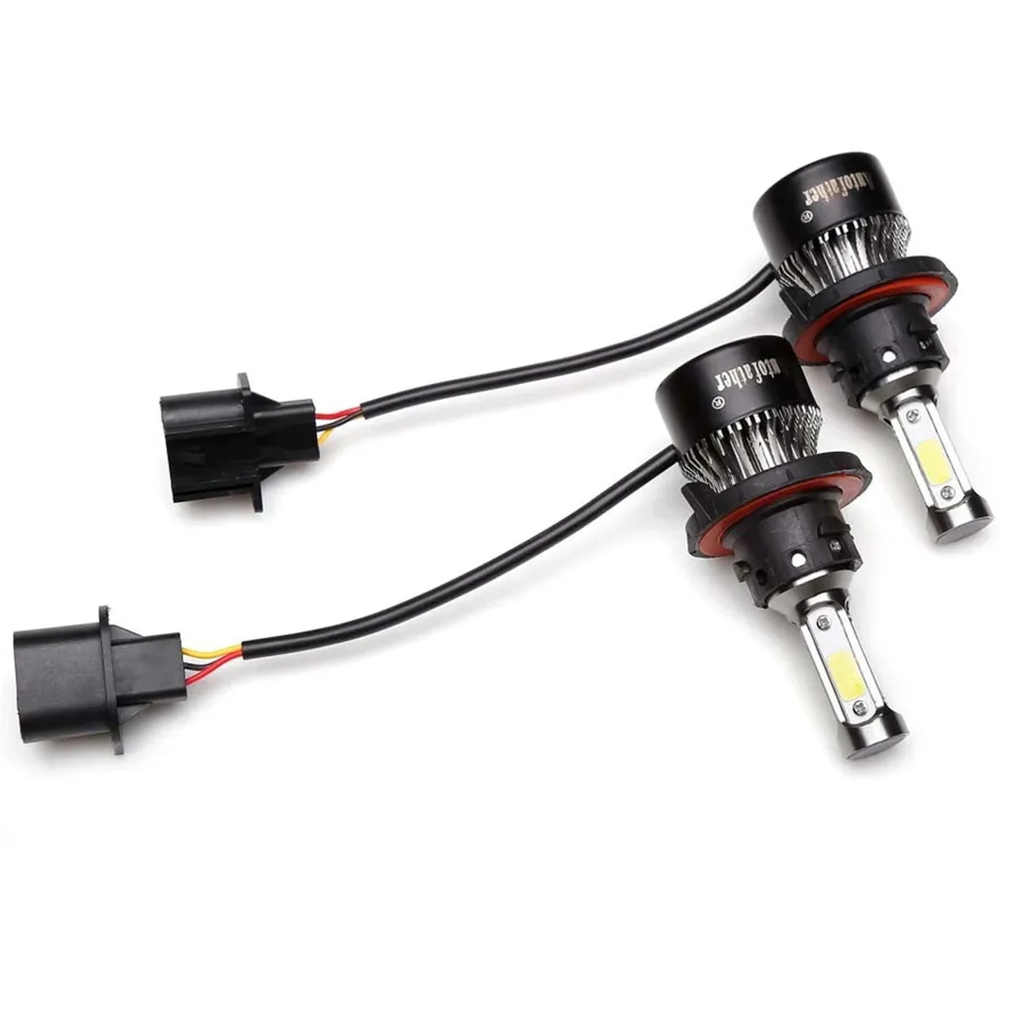 H13(9008) LED Headlight Bulbs Auto Conversion Kit Car Headlamps Replacement High Beam/Low Beam/Fog Light 6500K Super Bright