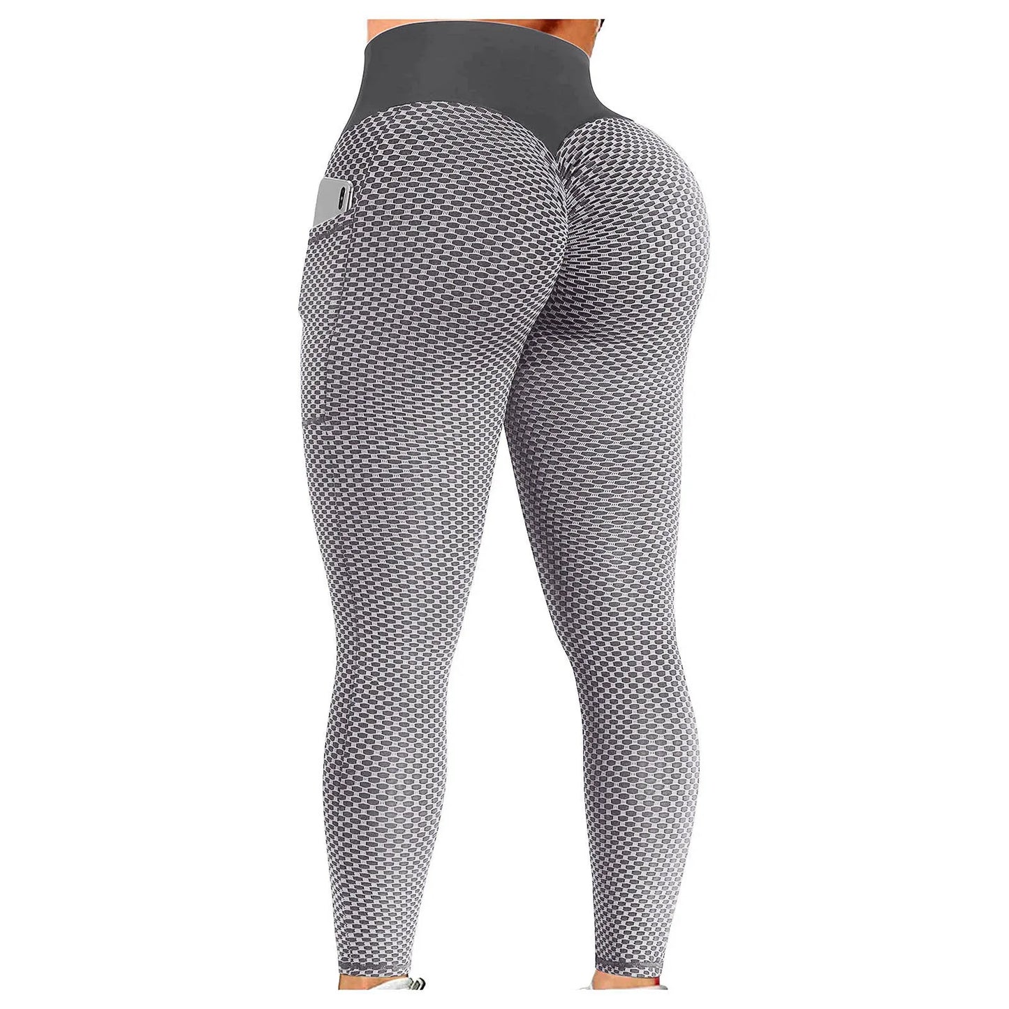Women's Yoga Leggings Butt Lifting High Waist Solid Yoga Clothes Workout Gym Lady Pants Casual High Stretch Legging Pocket