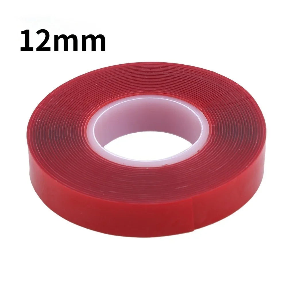 JYY 5/8/12/15MM Double Sided Tape Strong Clear Transparent Acrylic Foam Adhesive Tape Waterproof Glue Household Wall