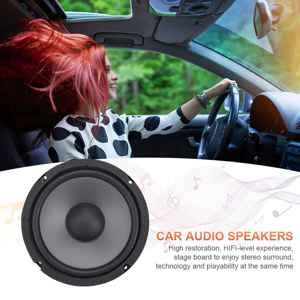 4/5/6 Inch Car Speaker Universal HiFi Coaxial Car Stereo Speaker Full Range Frequency Automotive Audio Music Stereo Subwoofer