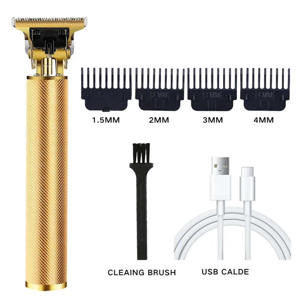 USB Rechargeable Electric Hair Clipper, Cordless Hair Trimmer Set For Hair Cutting, Professional Trimmer Shaver Trimmer Beard