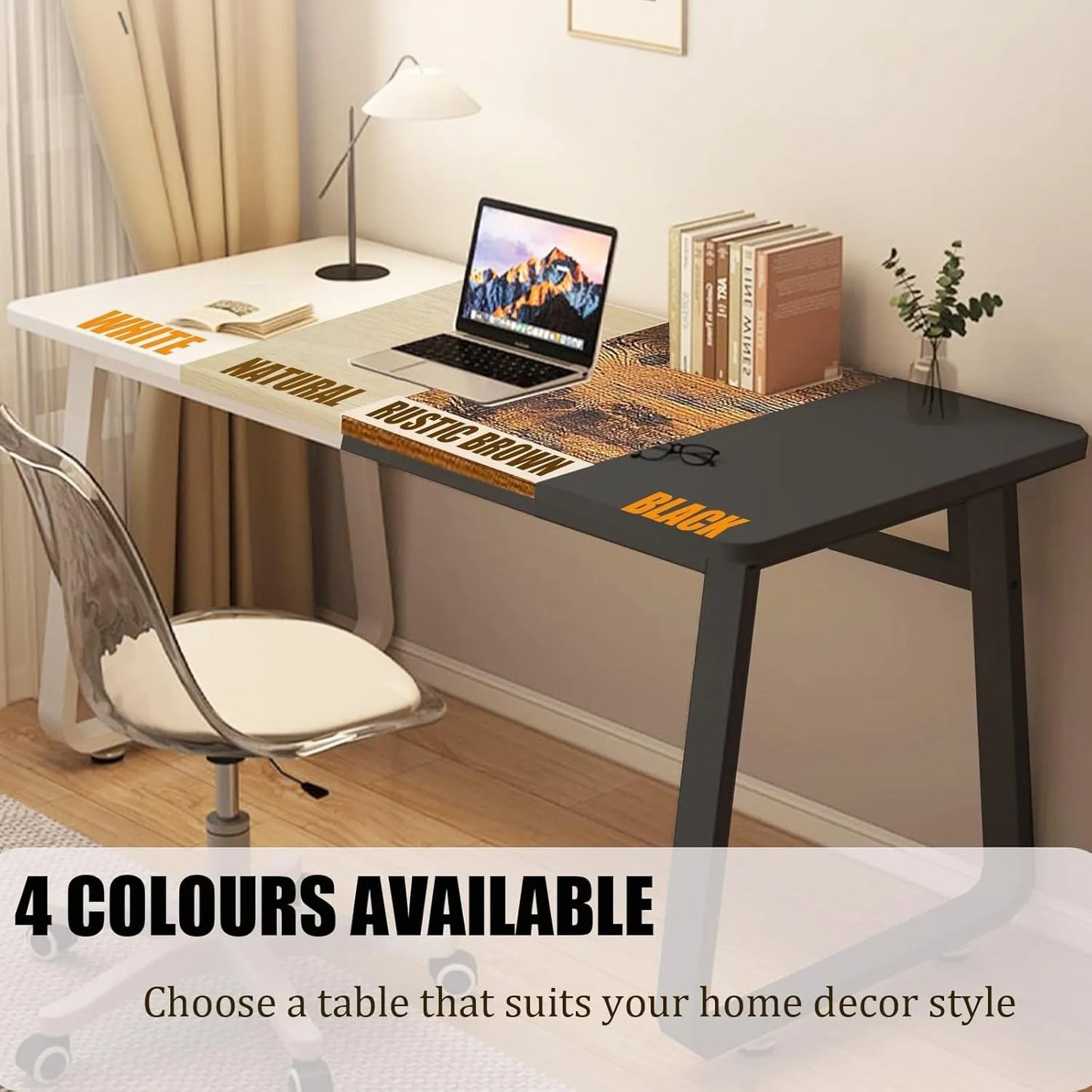 Computer Desk Modern Simple Style Desk for Home Office, 31.5 inch Small Writing Table Study Corner Work Desk for Bedroom Table