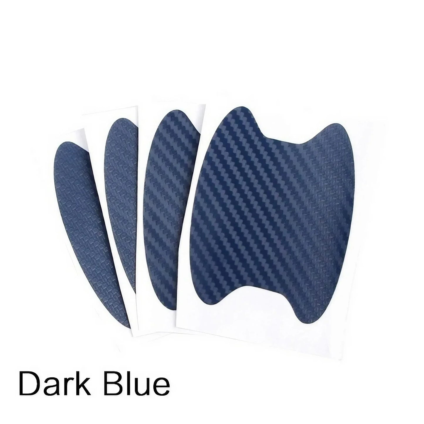 Universal Carbon Fiber Car Door Handle Protector, Vinyl Anti-Scratch Protective Film for Car Handles