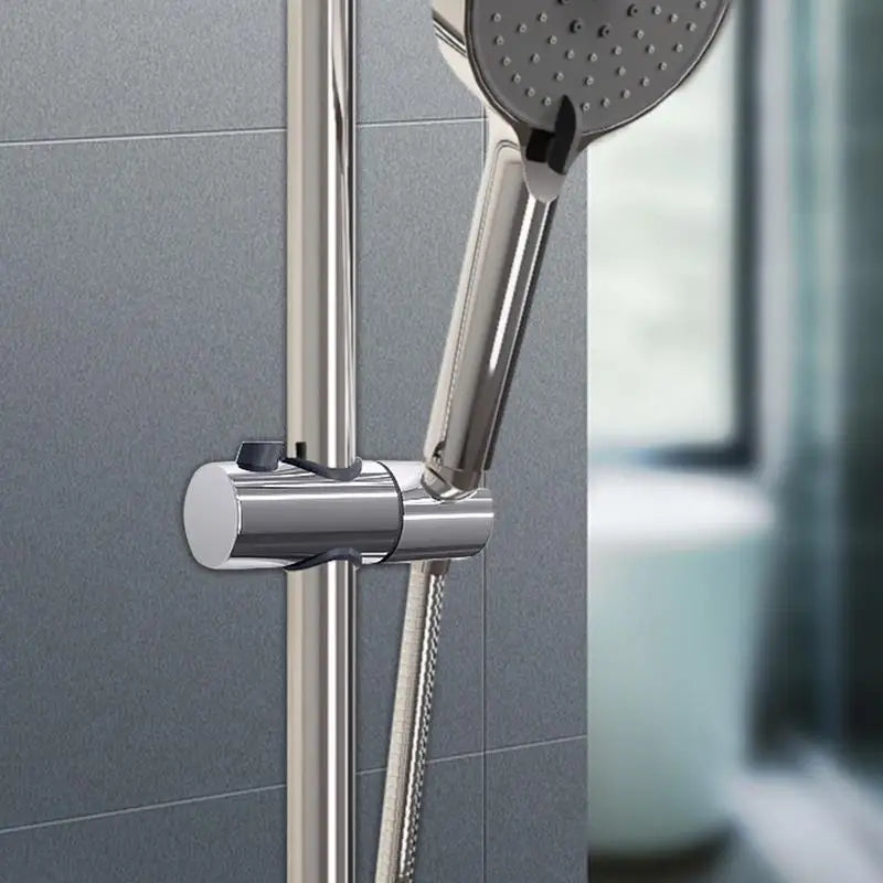 Universal ABS Adjustable Clamp Shower Head Holder Bracket Shower Slide Rail Bar Holder Bathroom Accessories Home Replacement