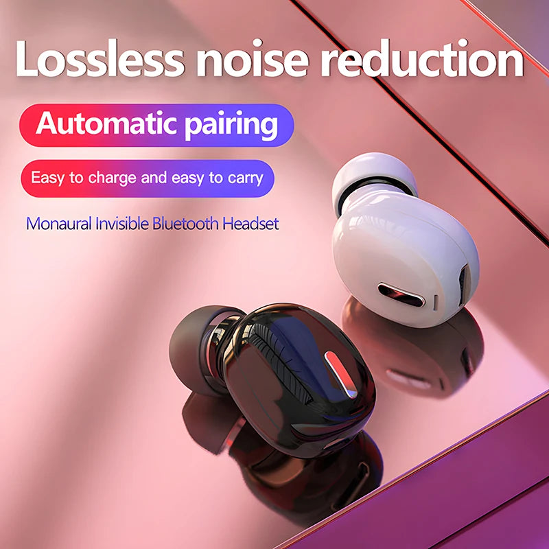 X9 Wireless Bluetooth 5.0 Earphone Earbuds Stereo Sound Headphones Noise Canceling Sleeping Waterproof TWS Mini Single Earphones