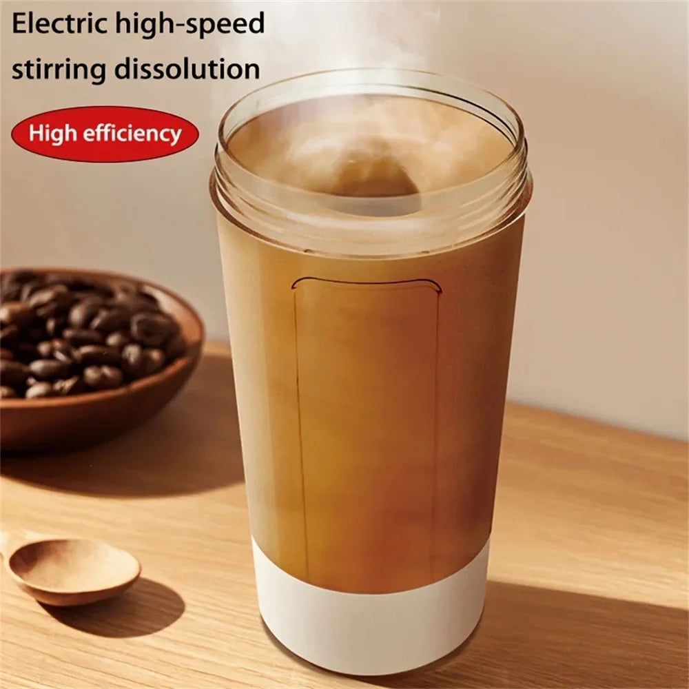 1 Piece/13.53 Oz Portable Charging Electric Stirring Cup Automatic Self Mixing Cup-Sports Cup with Electric Stirring 