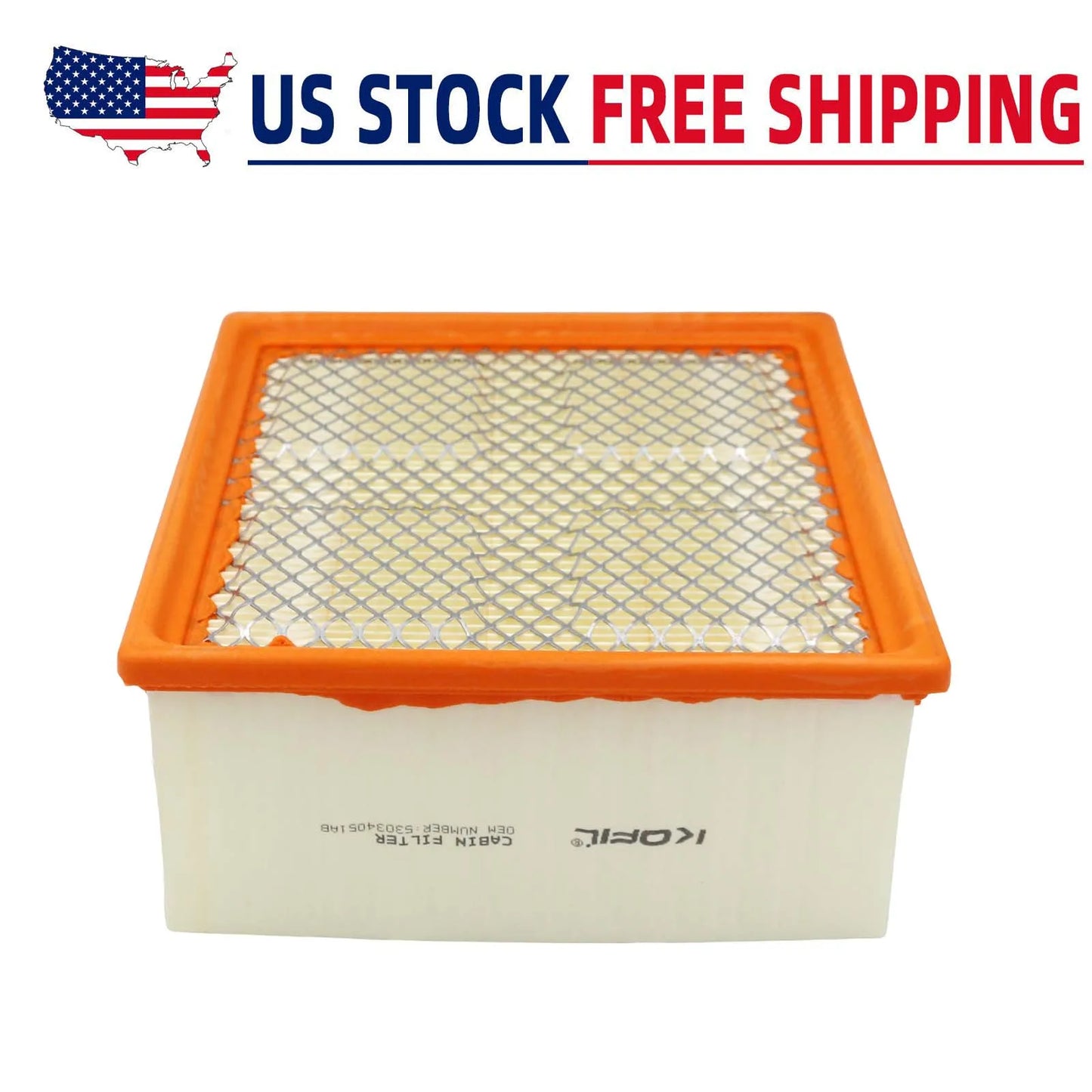 53034051AB Air Filter Compatible with 2007-2024 Dodge Ram 2500 3500 4500 5500 6.7L | Replaces 46930 CA10261