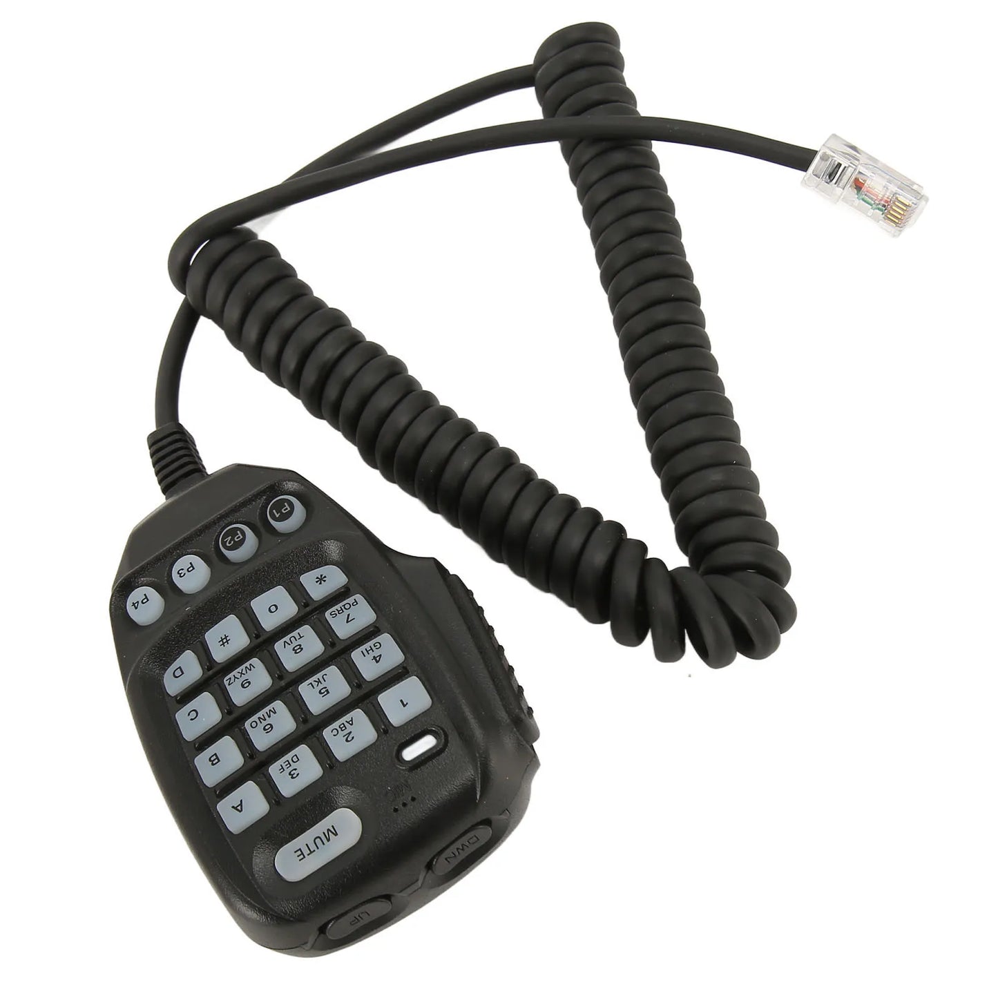 Walkie Talkie Speaker Microphone High Tensile Strength 2 Way Radio Microphone ABS Clear Sound for 1907R for 300DR for FT 7900R