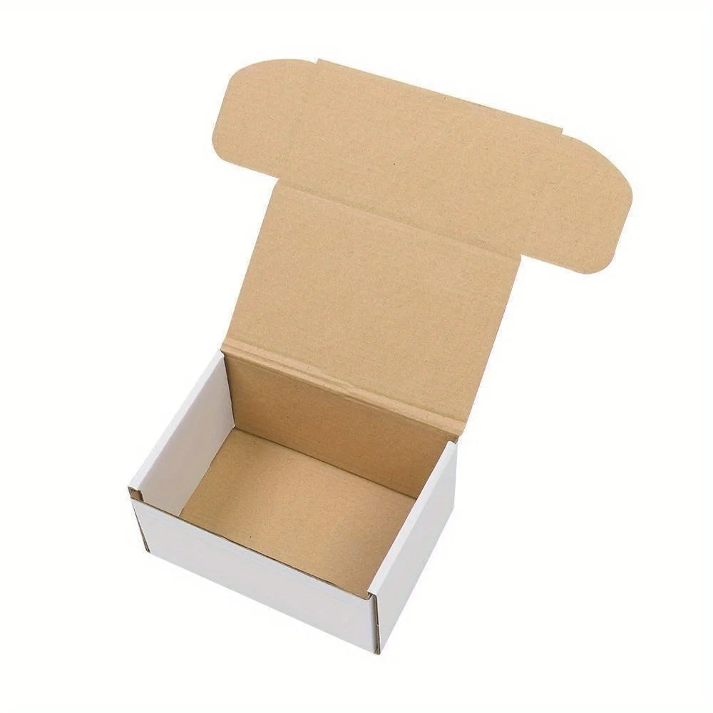 100 - WHITE CORRUGATED MAILERS 6x4x3 Shipping Packing Boxes Mailers