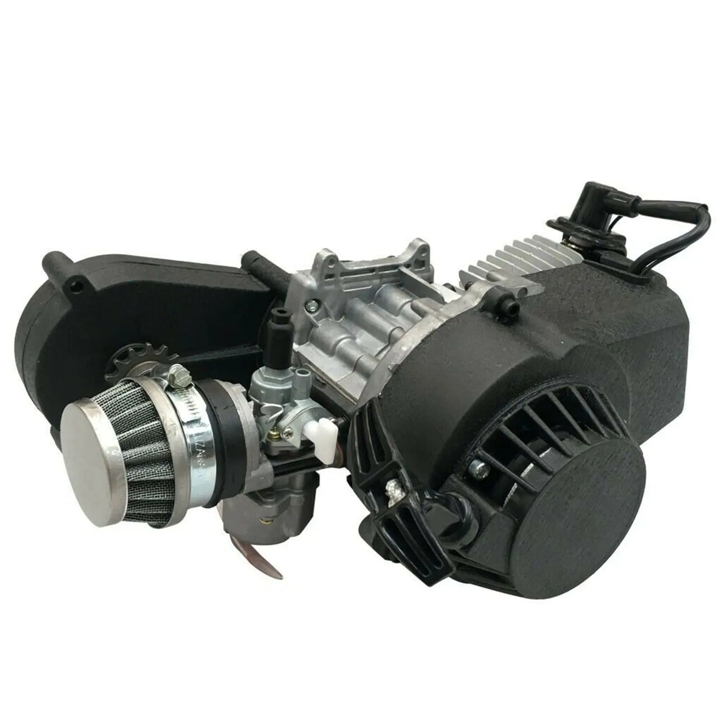 2 Stroke 49CC Pull Start Engine Mini Dirt Bikes Motor Gear Box Chain Kit For Mini Pit Bike ATV QUAD Scooter Single Cylinder