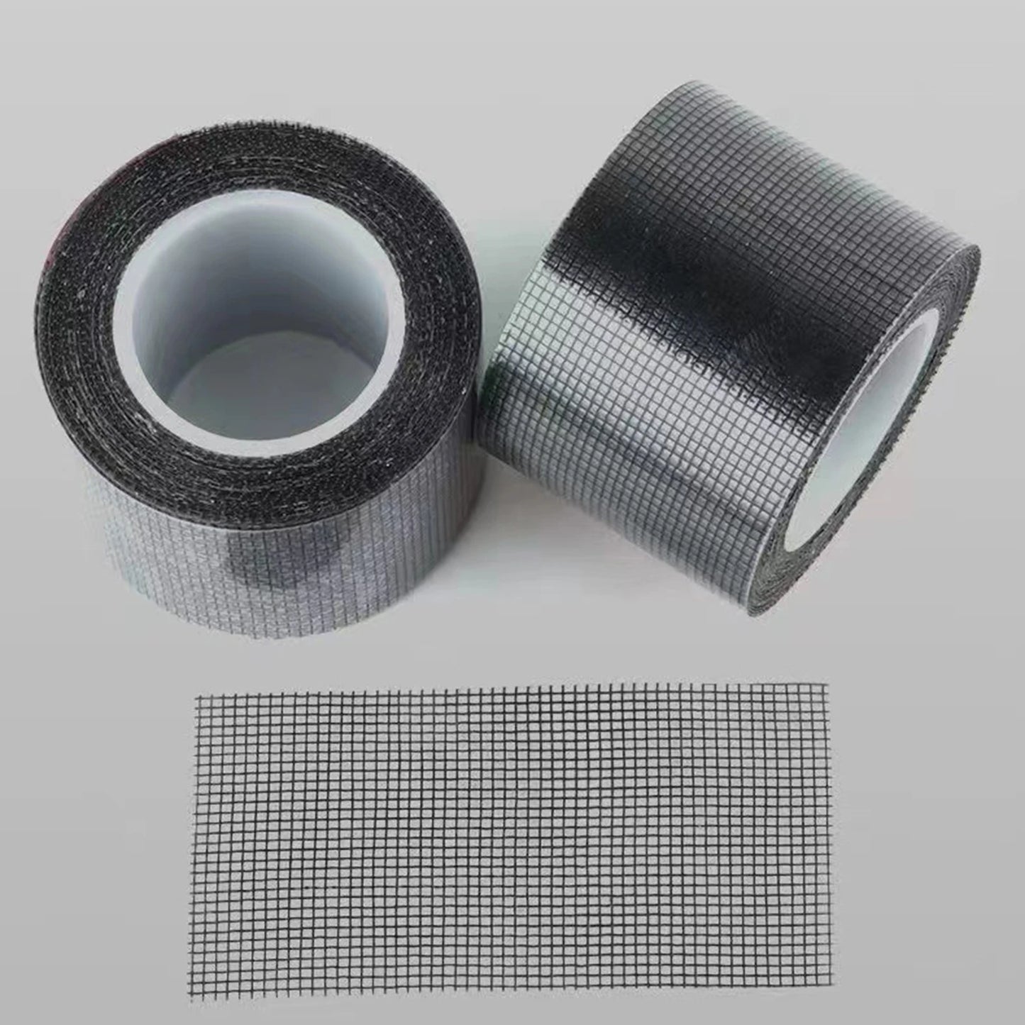 Window Screen Repair Kit Fiberglass Covering Mesh Strong Adhesive Tape for Repair Holes Tears in Screen Windows Doors RVs MIAO