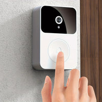Video Doorbell, Doorbell Camera Wireless Use Two-Way Talk, Wi-Fi, HD, Night Vision, App Remote Control, Easy Installation