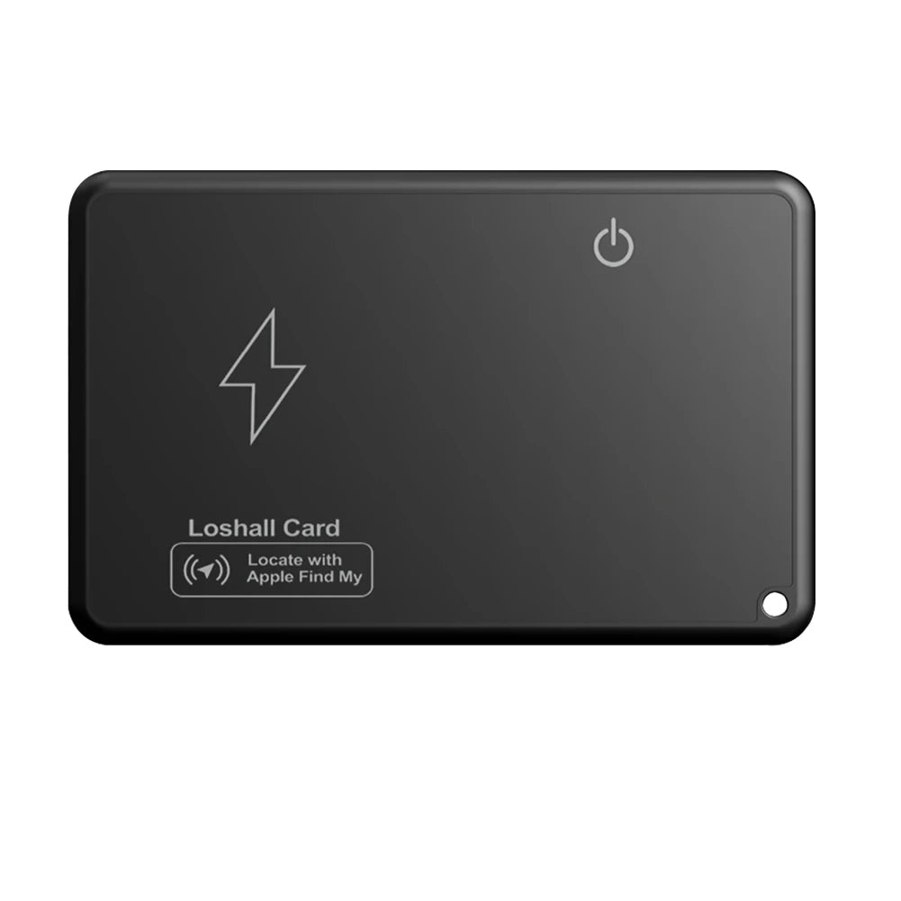 Wireless Charging Wallet Tracker Card Bluetooth-Compatible Work with Apple Find My App GPS Locator Waterproof Smart Card Tracker