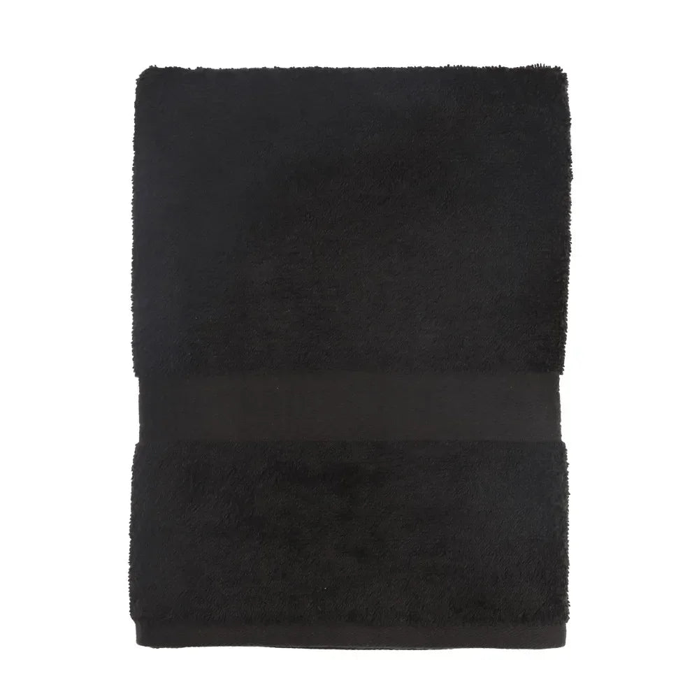 (2-pack) Bath Towels, Extra Soft and Absorbent, Black