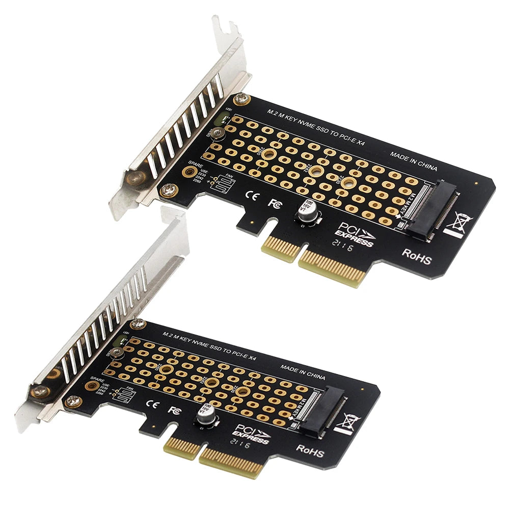 M-key NVME SSD To PCI-EX4 Adapter 32Gbps Full Speed PCI-E GEN4 for 2280/2260/2242/2230 M.2 NVMe SSD