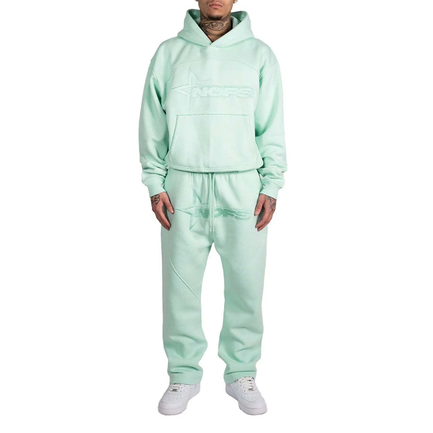 Men Women Hoodie Men's And Women's Jogging Sets Hip-hop Sports Two-piece Sets Long Sleeved Tops And Pants Casual Sports Suit
