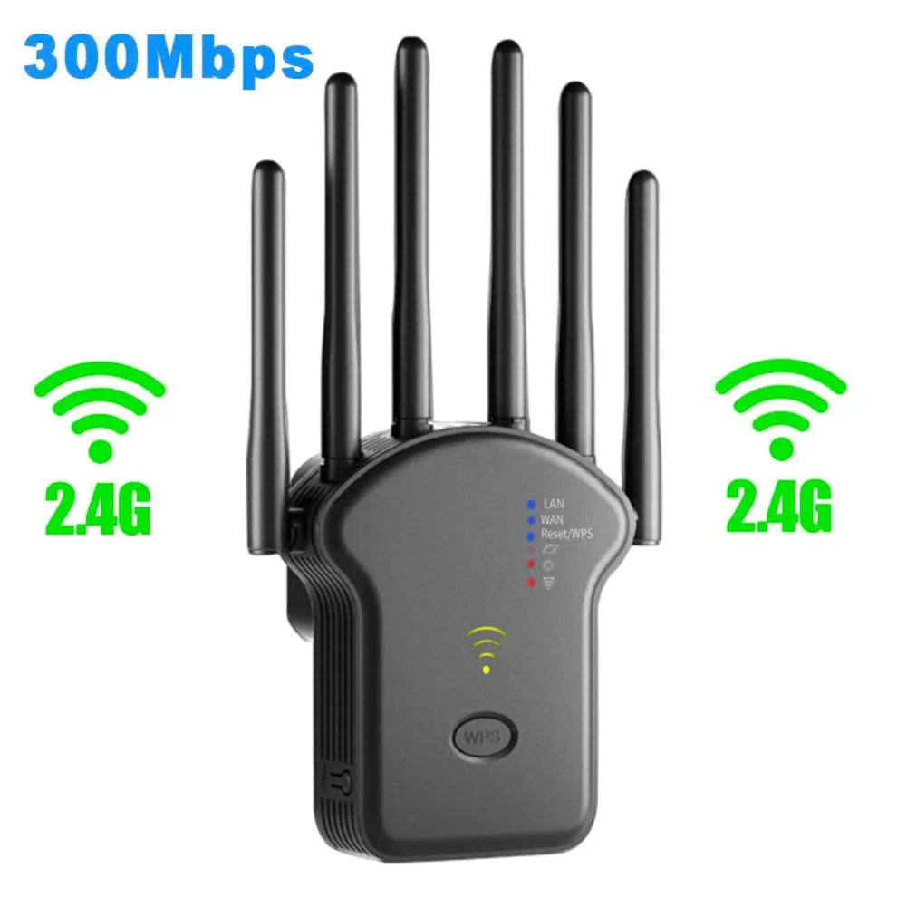 1200Mbps Wireless WiFi Repeater Wifi Signal Booster Dual-Band 2.4G 5G WiFi Extender 802.11ac Gigabit WiFi Amplifier WPS Router