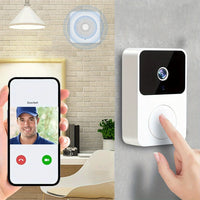 Video Doorbell, Doorbell Camera Wireless Use Two-Way Talk, Wi-Fi, HD, Night Vision, App Remote Control, Easy Installation
