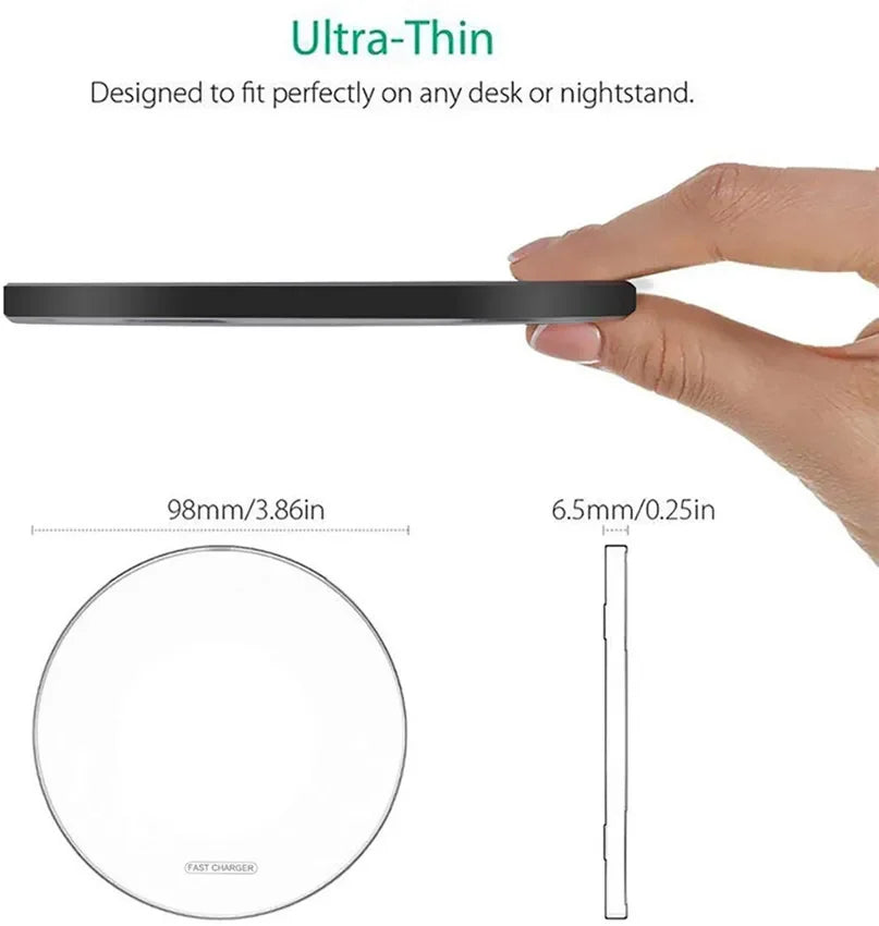 120W Fast Wireless Charger iPhone for 15 14 13 12 Max XR X Induction Wireless Charging Pad For Samsung S22 S21 S20 S10 9 Note