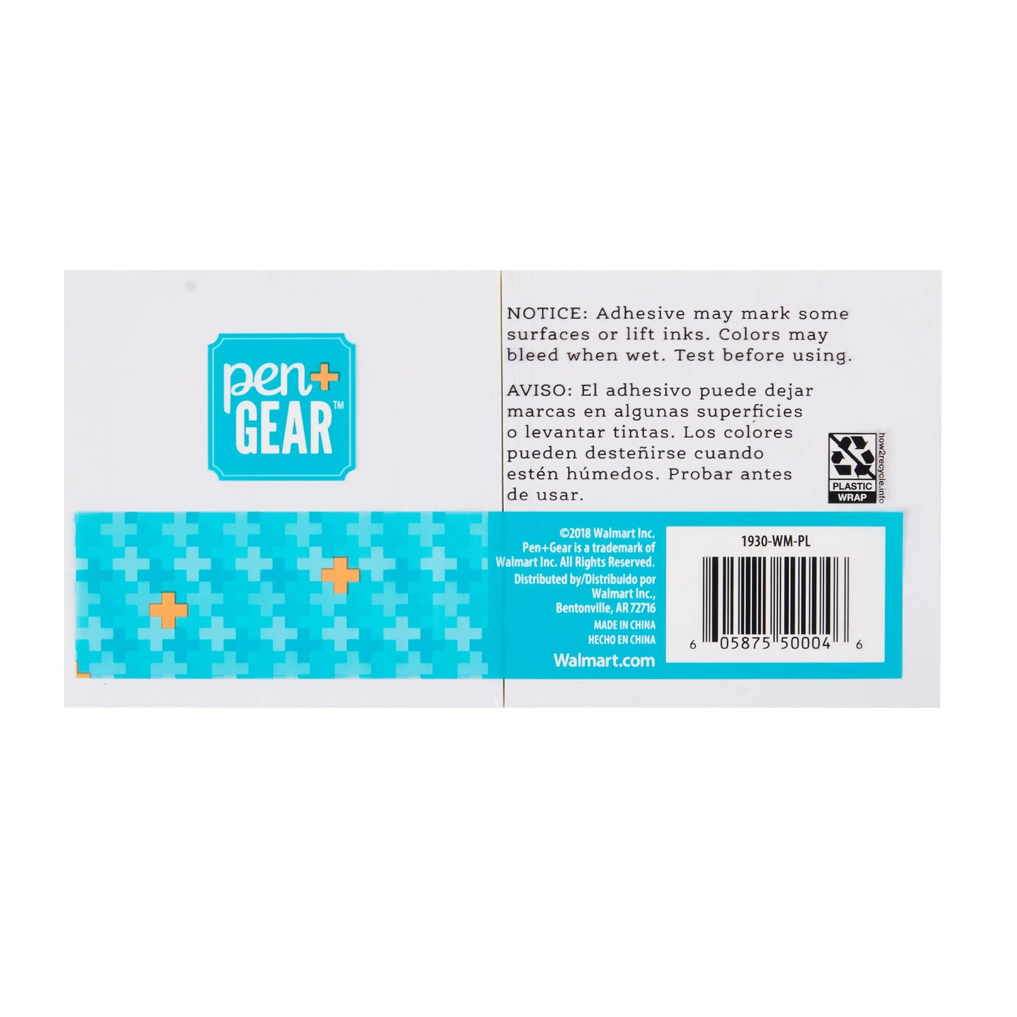 Pen + Gear Pastel Sticky Notes, 12 Pads, 1200 Sheets