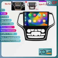 Hizpo 10.1 Carplay 4G 2Din Android 13 Car Radio for Jeep Grand Cherokee WK2 2014 -2022 Multimedia Video Player Autoradio GPS DSP