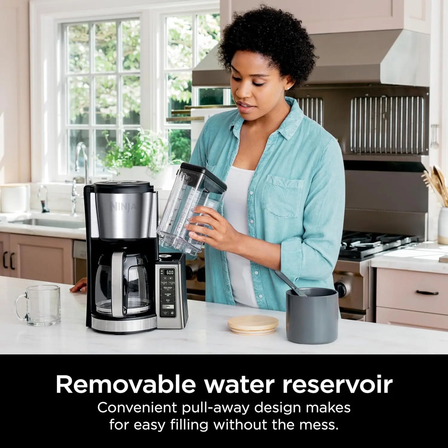 12-Cup Programmable Coffee Brewer, 2 Brew Styles, Adjustable Warm Plate, 60oz Water Reservoir,Delay Brew - Black/Stainless Steel
