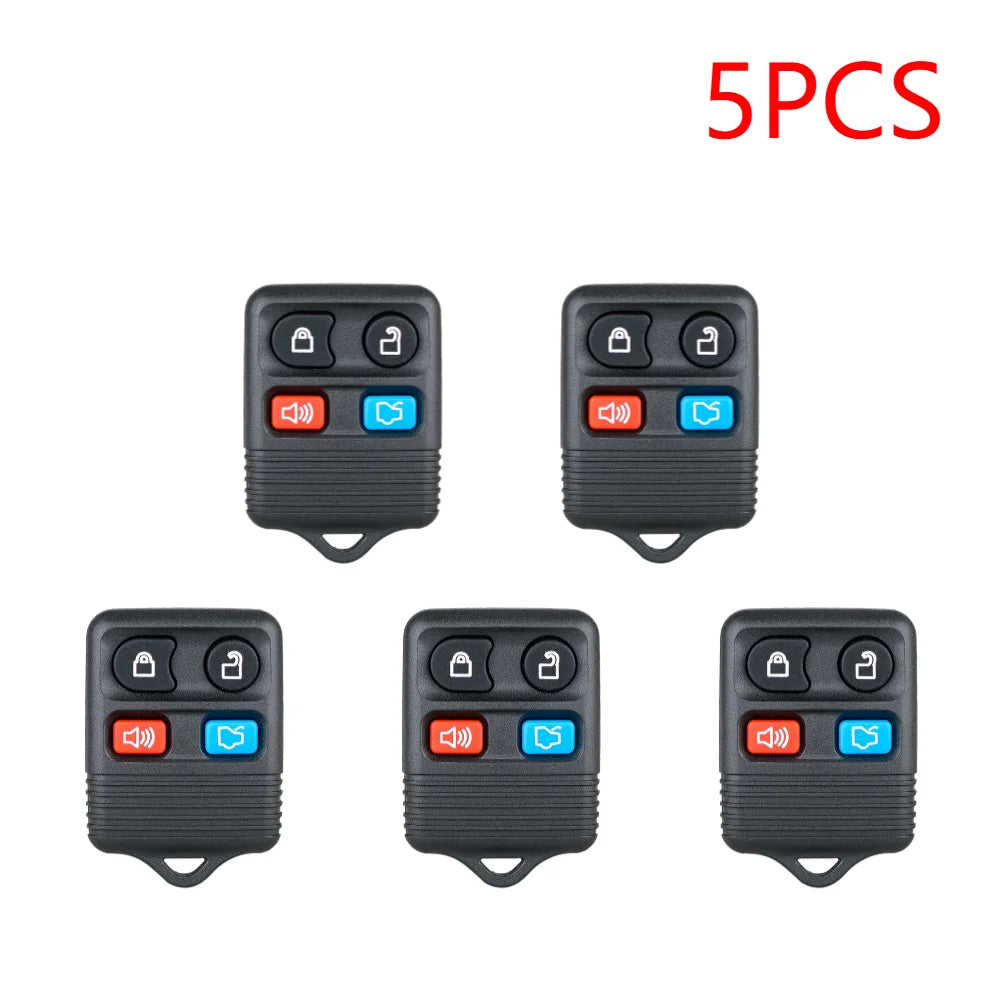 2-5pcs 4 Button Keyless Entry Fob 315MHz Keyless Entry Remote Control Clicker Transmitter for Ford Escape Excursion Expedition