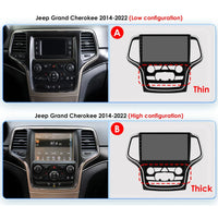 Hizpo 10.1 Carplay 4G 2Din Android 13 Car Radio for Jeep Grand Cherokee WK2 2014 -2022 Multimedia Video Player Autoradio GPS DSP