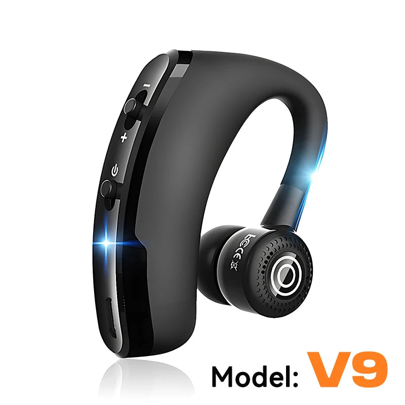 VAORLO V9 Bluetooth-навушники Спортивні автомобільні бездротові навушники з мікрофоном HD Handsfree Дзвінки Стерео-музика Бізнес-гарнітура V8