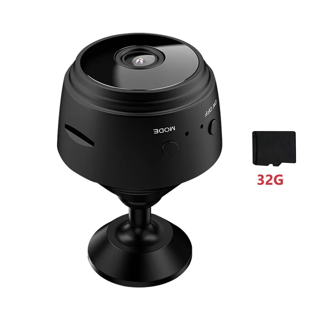 WiFi Mini IP Camera Night Vision 1080P HD Wireless IP Camera Motion Detection Wireless Security Camera Rechargeable for Indoor