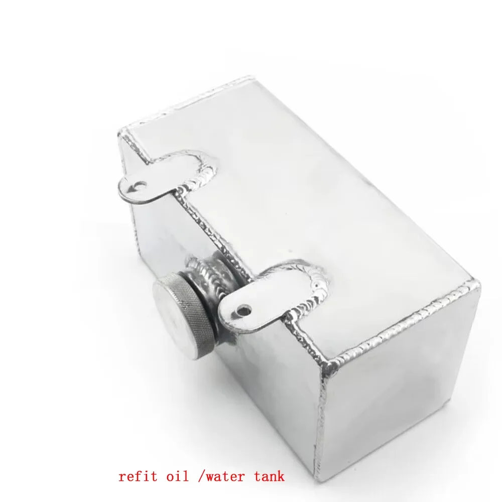 Universal Aluminium 2L Polished Intercooler Spray Car accessory Windscreen Washer Reservoir Bottle