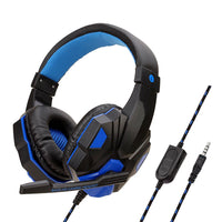 Gaming Headphones 3.5MM Wired PC Bass Stereo Gamer Headset Phone Laptop Earphone Helmet With Microphone For PS4 Xbox One Switch