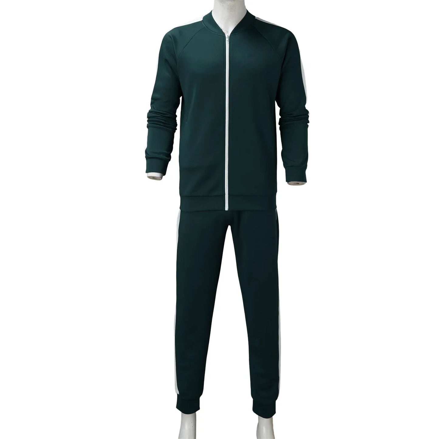 Sport Suits For Men's Y2K Fashion Streetwear 2 Piece Set Autumn Winter Male Tracksuit Sets Zipper Stand Collar Jackets+Pant Sets