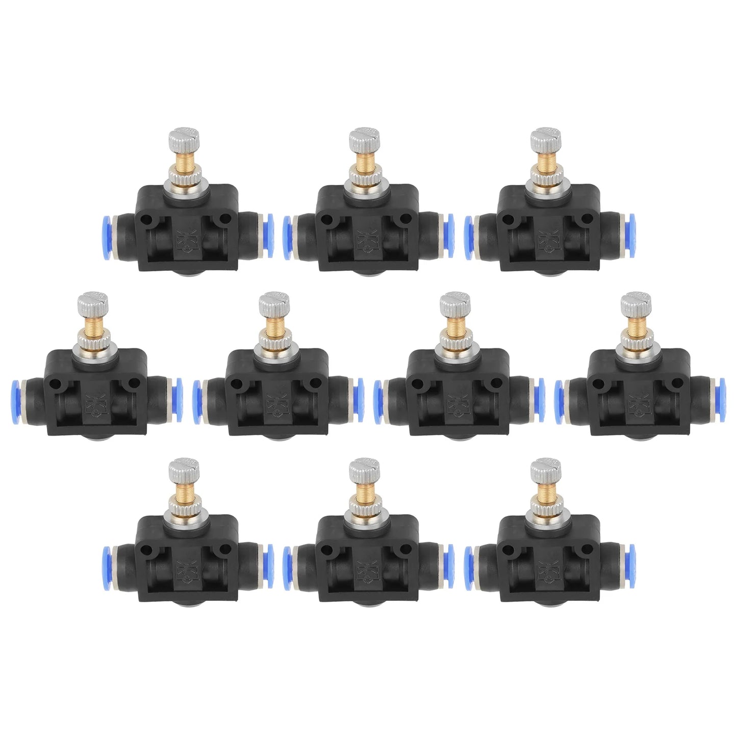 Pneumatic Airflow Regulator /set Push In Speed Controller 6mm Pneumatic Air Control Valve Connector