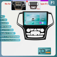 Hizpo 10.1 Carplay 4G 2Din Android 13 Car Radio for Jeep Grand Cherokee WK2 2014 -2022 Multimedia Video Player Autoradio GPS DSP