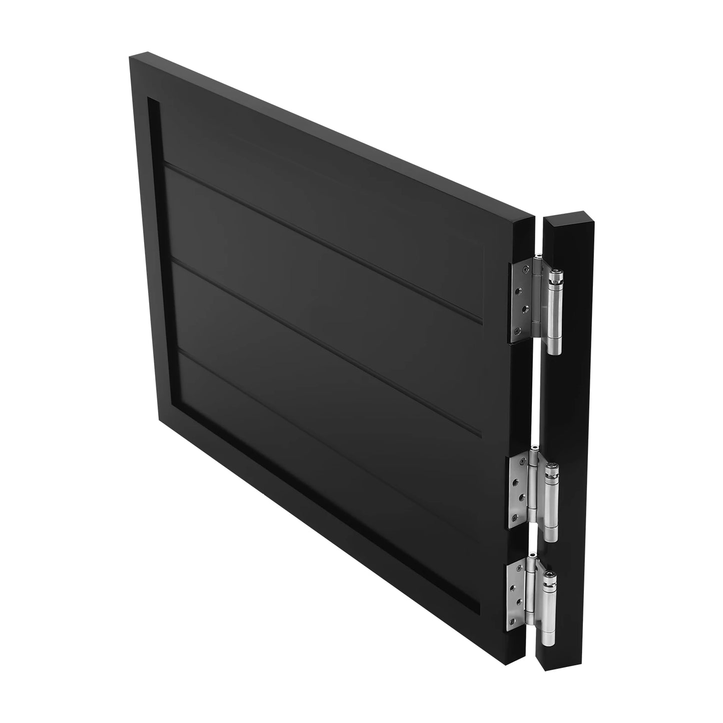 Sturdy Solid Wood Partition Door with 180° Swing, Spring Hinges, Privacy Protection, Easy Installation, Ideal for Home or Office